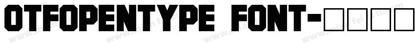 OTFOpenType Font字体转换